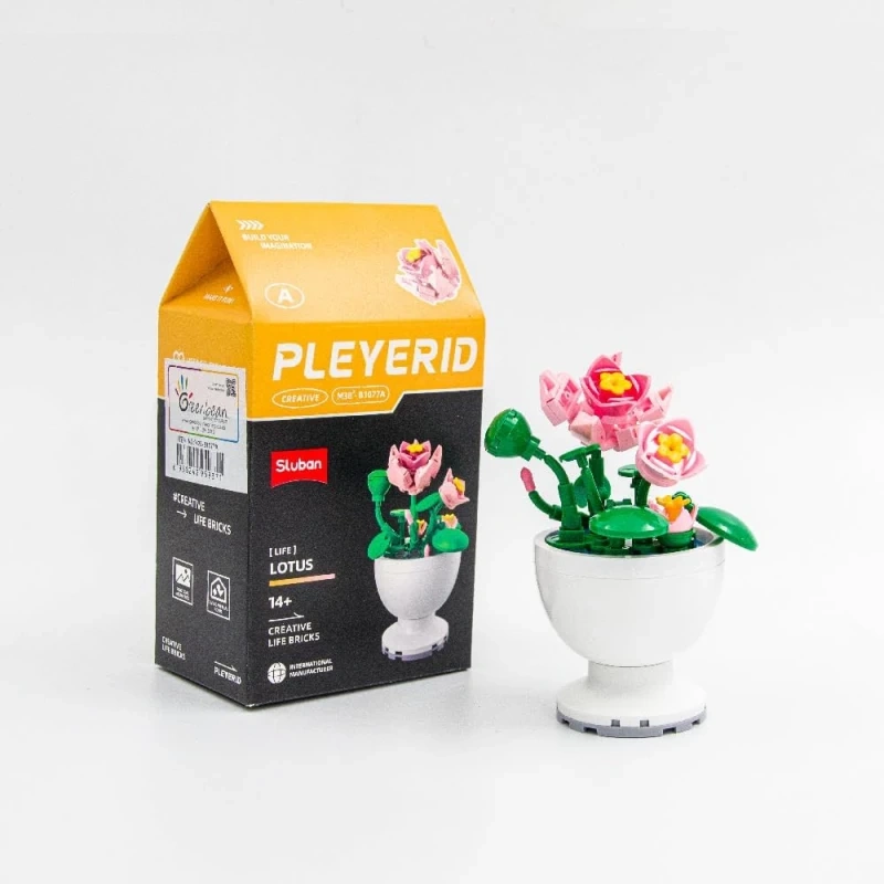 Sluban Pleyerid Potplanten Display Tulip Building Blocks Set